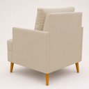 Ver imagem 3 de Kit 2 Poltronas Decorativas Serena Suede para Sala Recepção Escritório Conforto Luxo Contemporâneas