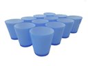 Ver imagem 1 de 10 Copos Bicolores Cozinha Suco Conjunto de Copos Azul com Branco Dehaus Verde Escuro