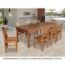 Ver imagem 2 de Mesa de Jantar Madeira Maciça Rústica Retangular 270x100cm Francisca - Castanho
