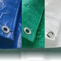 Lona Plástica Azul impermeável 300 Micras Multiuso 20x20 - 2