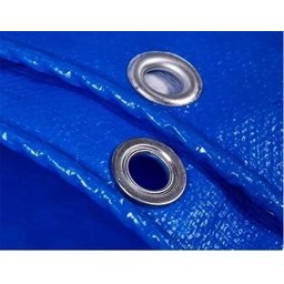 Lona Plástica Azul impermeável 300 Micras Multiuso 20x20 - 3