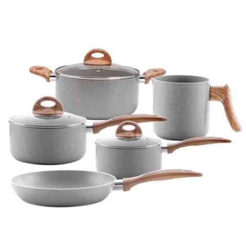 Conjunto de Panelas Ceramic Life Easy Brinox 5 Peças