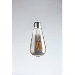 Lâmpada filamento de LED Edson retro vidro tam. Padrão smoky - 1