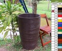 Ver imagem 4 de Kit 2 Vaso Planta 80x50 Oval Moderno Polietileno BGPLASTICOS ROSA 022