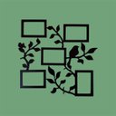 Ver imagem 6 de Porta Retrato de Parede em MDF - Cor Preta