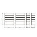 Ver imagem 2 de Kit 4 Painel Canaletado para Pilar Cinza Cristal 2 Peças 5