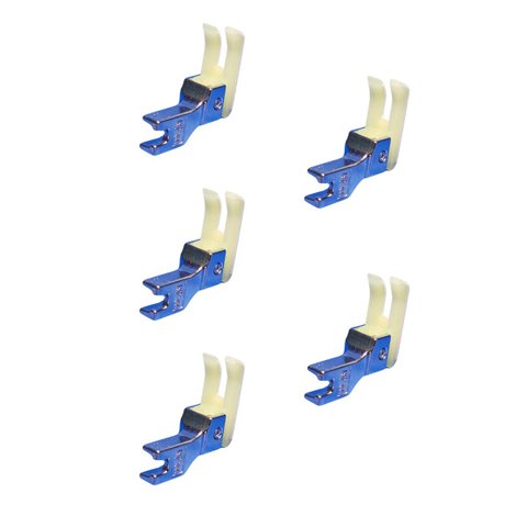 05 Pé Calcador de Teflon Pesponto Compensado para Maquina Reta Industrial Lado Esquerdo 2mm Tcl-1/16