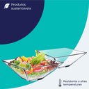 Ver imagem 4 de Saladeira Quadrada de Vidro Milão M Vidro 1,2l para Saladas e Maionese - Ruvolo