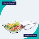 Ver imagem 5 de Saladeira Quadrada de Vidro Milão M Vidro 1,2l para Saladas e Maionese - Ruvolo
