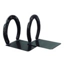 Ver imagem 5 de Kit 2 Aparador de Livros Suporte Decorativo Ferradura Verniz