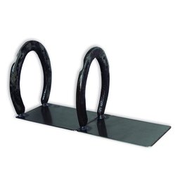 Kit 2 Aparador de Livros Suporte Decorativo Ferradura Verniz - 6