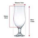 Ver imagem 2 de Jogo de Taças Royal Beer para Cerveja Rótulos 330ml 6pcs para Seu Happy Hour - Ruvolo