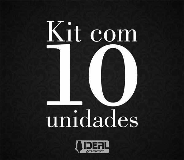 Kit 10 unidades Sousplat Supla Mdf Amadeirado 38cm SP060MD - 2
