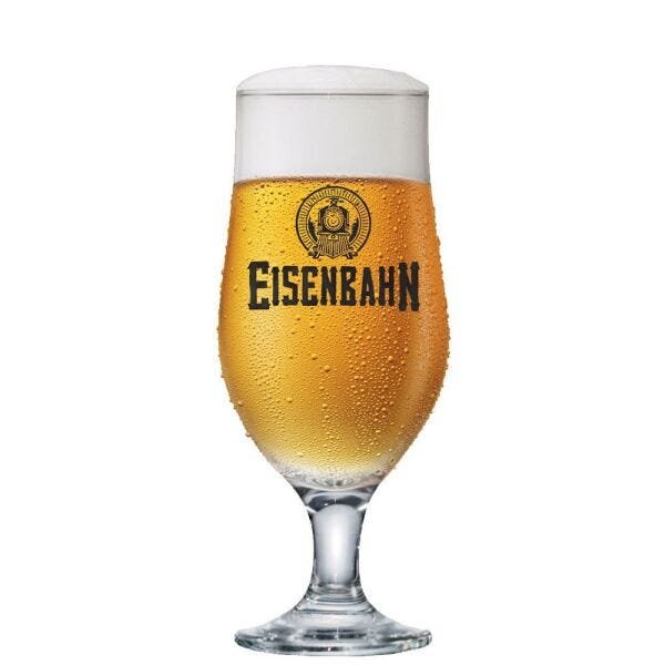 Jogo de Taças Cerveja Chopp Oficial Vidro Eisenbahn 330ml 6 Pcs - 2