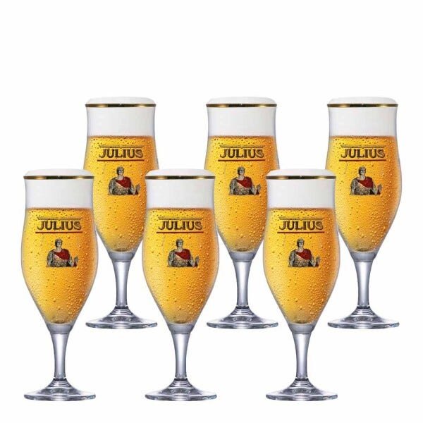 Jogo de Taças de Cerveja Frases Lubzer Pokal Cristal 540ml - 1