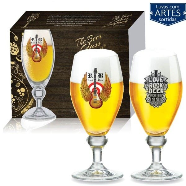 Conjunto de Taça para Cerveja Continental de 385ml - 1