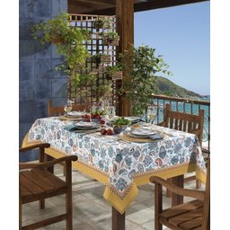 Toalha de Mesa Fácil Limpar Retangular Luara D 6 Lugares Döhler - 1