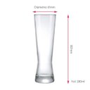 Ver imagem 4 de Copos de Cerveja Frases de Boteco All W N Coleção 4 Pcs Polite 280ml