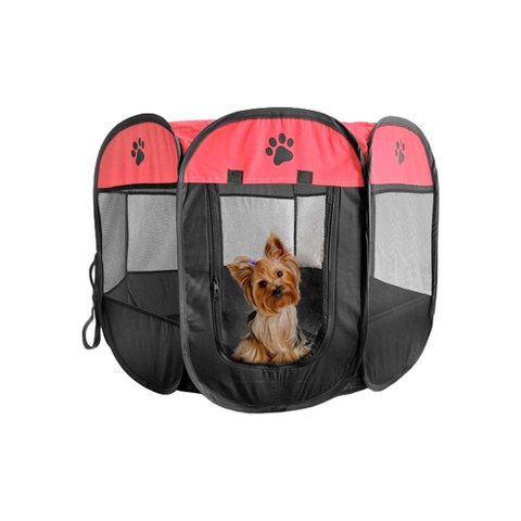 Casinha Dobrável Cercado Delimitador Pet Portátil Cães