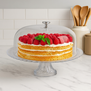 Boleira de Vidro e Tampa de Vidro e Pé Home Special - Ruvolo