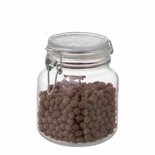 Pote Hermético de Vidro com Trava M Vidro 1150ml Ruvolo - 1