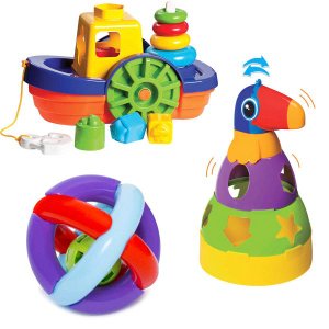 Kit de Brinquedos para Bebês de 12 Meses