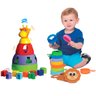 Kit de Brinquedos Educativos Girafa + Empilha Baby Macaco - 1