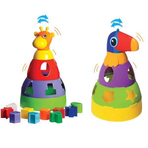 Kit de Brinquedos Educativos Girafa + Tucano
