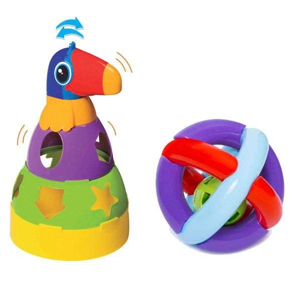 Kit de Brinquedos Educativos Tucano + Bola