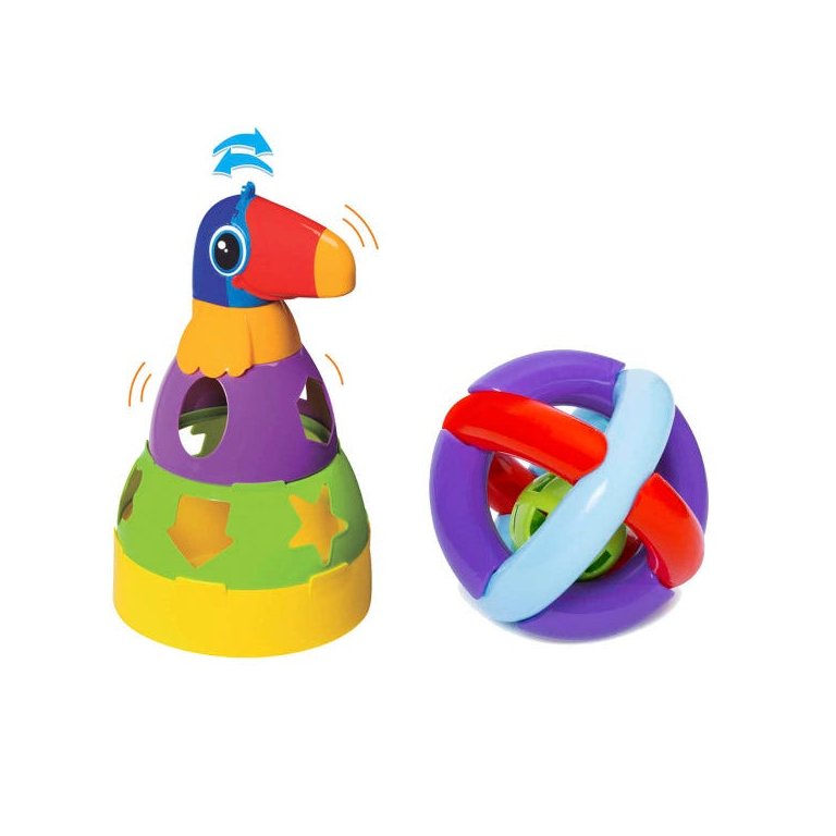 Kit de Brinquedos Educativos Tucano + Bola