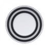 Jogo de Pratos Rasos Porcelana 6 Peças 27cm Alchime Noire Wolff Rojemac - 1