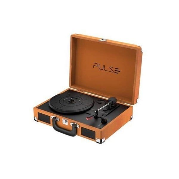 Vitrola Toca Discos Berry Suitcase Turntable Pulse Retro