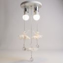 Ver imagem 1 de Lustre Luminária Infantil Bailarina Branco Quarto Infantil