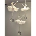 Ver imagem 3 de Lustre Luminária Infantil Bailarina Branco Quarto Infantil