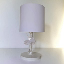 Abajur Bailarina - 1 Pingente 20x40 Cor: Branco - 4