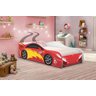 Cama Carro Menino Vermelho Solteiro - 4