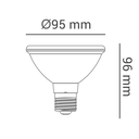 Ver imagem 3 de Lâmpada Led Par30 11w 2700k Dimerizável - Opus