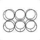 Ver imagem 5 de Adega de Vinho de Mesa Porta 6 Garrafas Empilhável de Aço