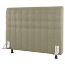 Ver imagem 1 de Cabeceira Cama Box Casal Queen Size Dahlia 160cm com Frame Sintético Bege - Desk Design