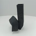 Ver imagem 5 de Vaso Decorativo Enfeite Casa Nó Home&Co Resina 30x19x17cm Preto