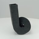Ver imagem 4 de Vaso Decorativo Enfeite Casa Nó Home&Co Resina 30x19x17cm Preto