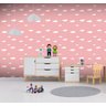 Papel de Parede Infantil 27 - Nuvem Rosa - 0,52 x 3,00 metros - 2