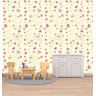 Papel de Parede Infantil 24 - Flores Amarelo - 0,52 x 4,00 metros - 2