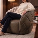 Ver mais imagens de Poltrona Decorativa Organica Essence Base Fixa Courino Tcs 729 Moll