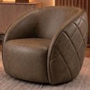 Ver imagem 2 de Poltrona Decorativa Organica Essence Base Fixa Courino Tcs 729 Moll