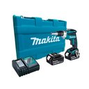 Ver imagem 1 de Parafusadeira sem Fio 18v Encaixe 1/4'' com 2 Baterias Carregador Bit Maleta Dfs250rfe Makita