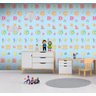 Papel de Parede Infantil 42 - Letras Azul - 0,52 x 4,00 metros - 2