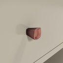 Ver imagem 5 de Sapateira Multiuso Hl com Gaveta e Assento Almofadado Cor Cumaru / Off White