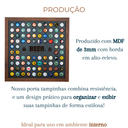 Ver imagem 3 de Quadro Porta Tampa de Cerveja Tampinha de Garrafa Decoração