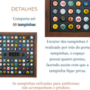 Ver imagem 4 de Quadro Porta Tampa de Cerveja Tampinha de Garrafa Decoração